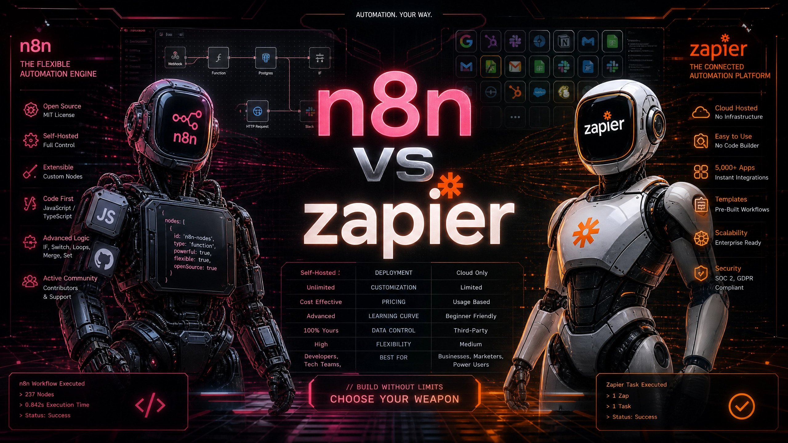 n8n vs Zapier: Which Automation Beast Builds Better AI Agents?