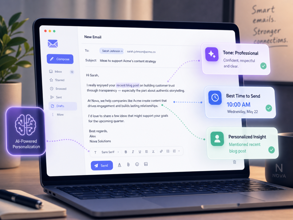 Figure 3: AI-driven personalization ensures your outreach resonates with every client.